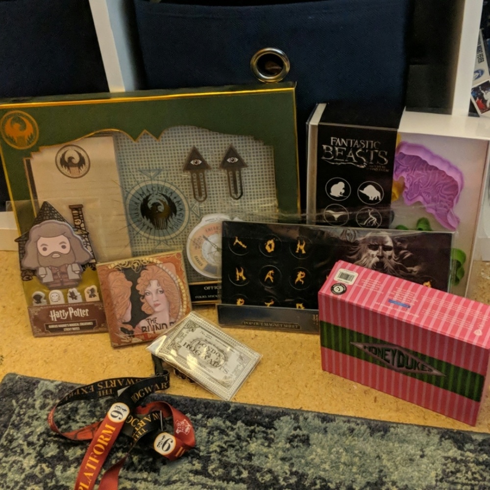 Lot of Wizarding World Crate Items